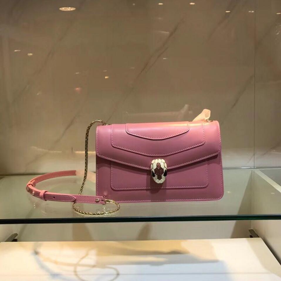 迪丽热巴明星同款宝格丽蛇头包　购物微信加bag88866